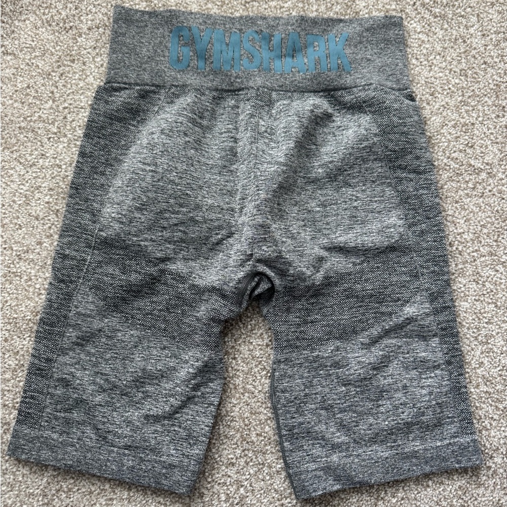 Gymshark Flex High-Rise Bike Shorts - Charcoal Gray